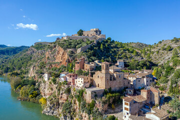 Fototapeta na wymiar Miravet, small town in Tarragona Catalonia Spain