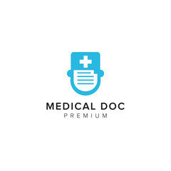 Fototapeta premium medical doc logo