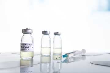 Vaccination Vaccine Syringe Injection Prevention Immunization Treatment Coronavirus Covid 19 Infectious Medicine Concept covid-19 vaccine disease preparing clinical trials vaccination  medicine