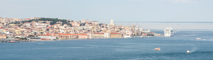 Lisbon panorama city portugal