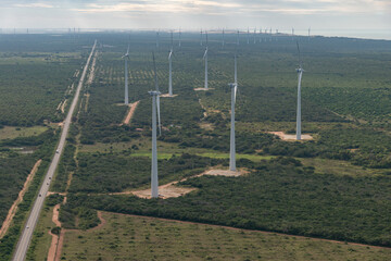 Parque Eólico - Rosa Dos Ventos - BR 304 - Aracati - Ceará © Zig Koch