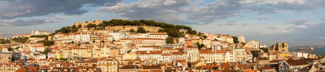 Naklejka premium Lisbon panorama city portugal