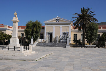 Town Andros island.Chora.Cyclades, Greece.
