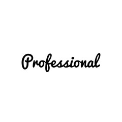 ''Professional'' Lettering Illustration