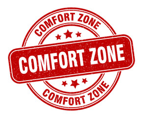 comfort zone stamp. comfort zone label. round grunge sign