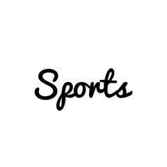''Sport'' Lettering Illustration
