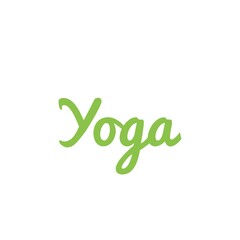 ''Yoga'' Lettering Illustration for Poster/Flyer/Graphic Design Development