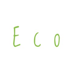 ''Eco'' Lettering Illustration for Packaging Design/Graphic Design Development/Print