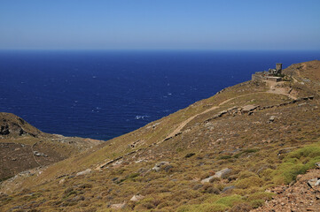 Saint Mamas.Andros island . Cyclades Greece