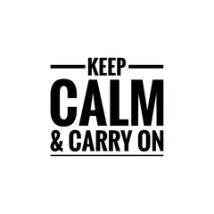Fototapeta premium ''Carry on'' Lettering Illustration