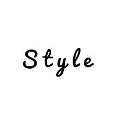 ''Style'' Word Lettering