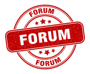 forum stamp. forum label. round grunge sign