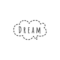 ''Dream'' Word Lettering