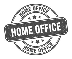 Obraz premium home office stamp. home office label. round grunge sign
