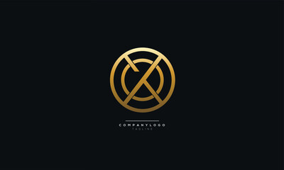 Letter XO, OX Business Logo Design Alphabet Icon Vector Monogram