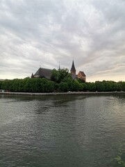 church on the river bank