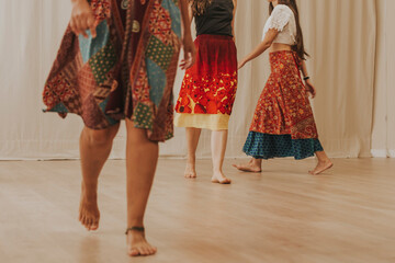 skirts - women walking
