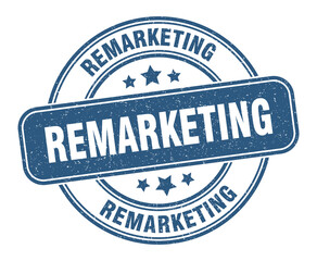 remarketing stamp. remarketing label. round grunge sign