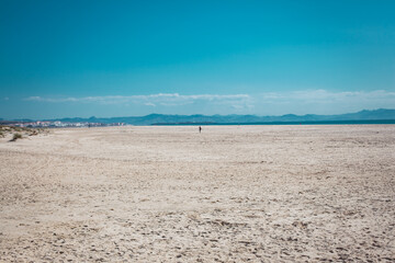 Punta Paloma beach. Coast line Tarifa. Cadiz, Spain.