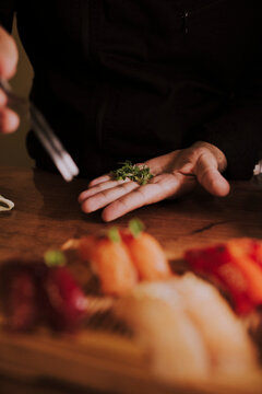 japanese food - sushi - sushiman - fresh fish
