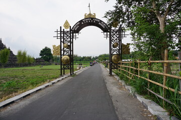 The gate to Plaosan temple, Prambanan Yogyakarta. An ancient Hindu temple.