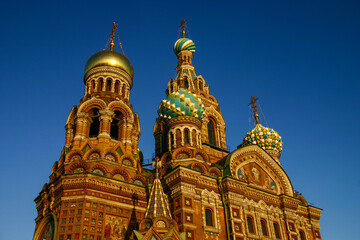 Fototapeta na wymiar The Church of the Savior on Spilled Blood in Saint Petersburg, Russia