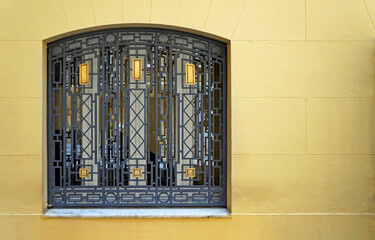 Art deco window ornamental grid, Belo Horizonte, Brazil