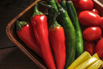 Fine art photo of veggies in a bowl.