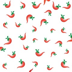 Chili background  vector illustration design