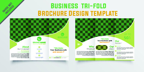 Business Tri-fold Brochure Design Templates