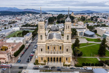 Obraz premium San Francisco Landmark from Above