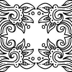 beauty flower background vector 