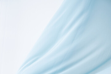 Blue fabric motion texture background