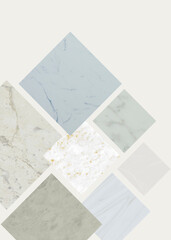 Marble textured square on a background