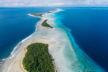 Pacific Islands - Marshall Islands Aerial - obrazy, fototapety, plakaty