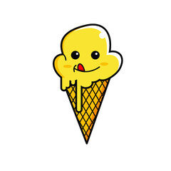 cute ice cream looks delicious