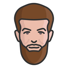 Fototapeta premium Beard Man 