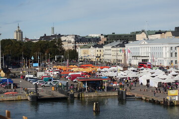 ヘルシンキのマーケット広場