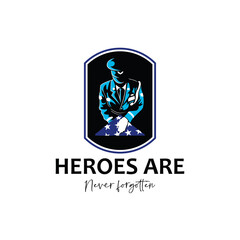 Memorial Day Logo Concept