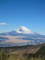 Fototapeta na wymiar 杓子峠からの富士山