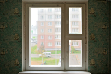 Fototapeta na wymiar window apartment no people