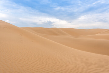 Fototapeta na wymiar Magnificent desert scenery photography, desert background image