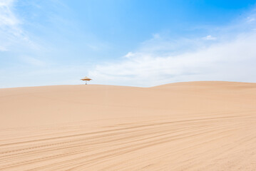 Magnificent desert scenery, desert background image