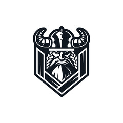 Viking Letter V/U Concept Logo Design