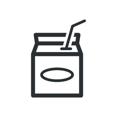 Fototapeta premium Juice box icon