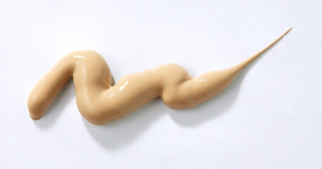 Texture of liquid foundation