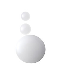 cosmetic cream on a white background