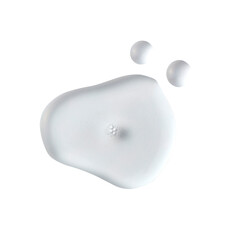 cosmetic cream on a white background