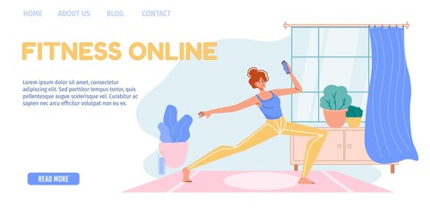 Cartoon flat character surfing internet indoor at home interior - web chat,social networking service,online education,messenger communication,freelance remote work concept