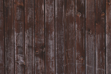 Brown wooden vertical planks